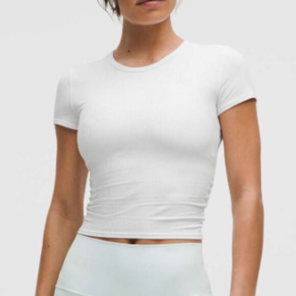 Lululemon All It Takes Back-Twist Ribbed Short-Sleeve Shirt - Picture 6 of 6